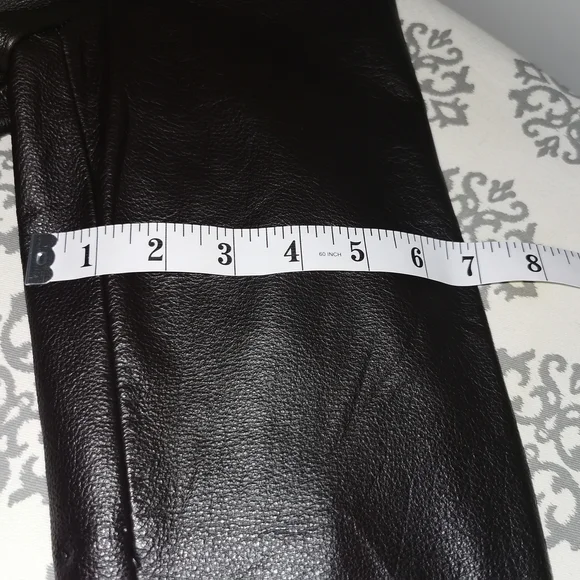 Classic Vintage Brown Leather Jacket - Picture 8 of 8